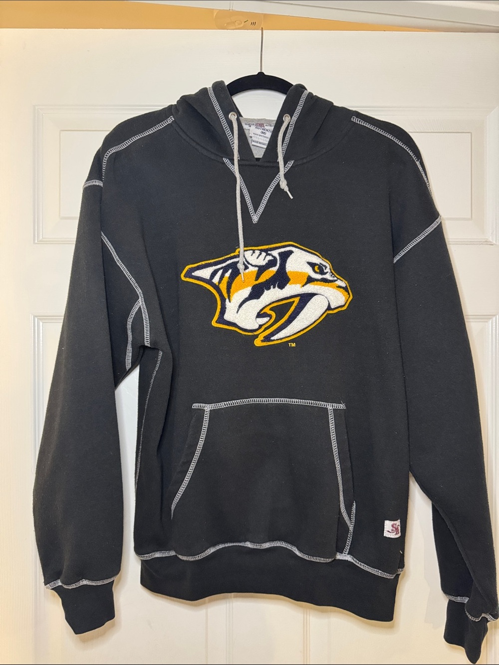 Unisex Black Nashville Predators Hockey Hoodie